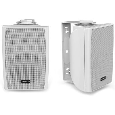 Haut-parleurs Muraux Blancs Elipse 4 - HiFi, 2 Voies, 20W Haut-parleurs Muraux Blancs Elipse 4 - HiFi, 2 Voies, 20W