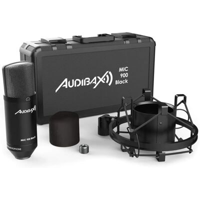 Audibax MIC900 Micrófono - Pack Estudio Cardioide Audibax MIC900 Micrófono - Pack Estudio Cardioide