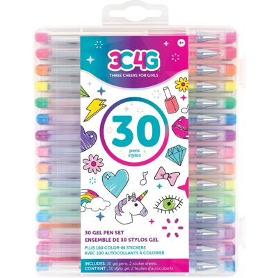Make It Real - 3C4G Set 30 Metall-Gelschreiber Make It Real - 3C4G Set 30 Metall-Gelschreiber