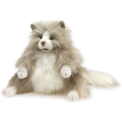 Folkmanis Katzen-Handpuppe - Realistisches Plüschtier Folkmanis Katzen-Handpuppe - Realistisches Plüschtier