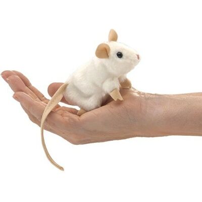 Souris Blanche Folkmanis - Pack de 4 marionnettes à doigt - Jouet - Publicité Souris Blanche Folkmanis - Pack de 4 marionnettes à doigt - Jouet - Publicité