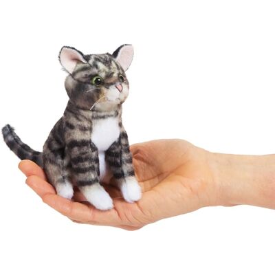Folkmanis Mini Finger Puppets - Pack von 3 - Tabby Katze Folkmanis Mini Finger Puppets - Pack von 3 - Tabby Katze