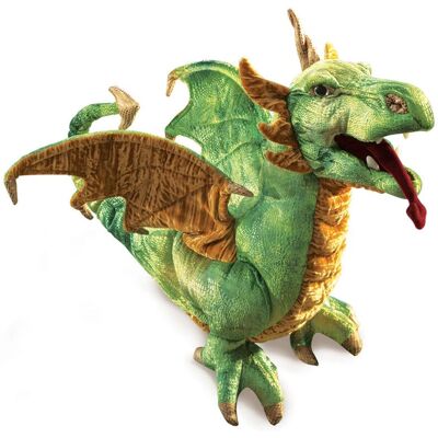 Folkmanis 2812 Figur - Lindwurm-Drache Handpuppe Folkmanis 2812 Figur - Lindwurm-Drache Handpuppe