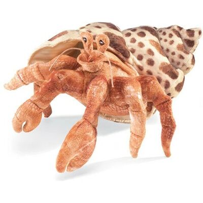 Folkmanis Einsiedlerkrabbe Handpuppe - Plüschtier für Kinder Folkmanis Einsiedlerkrabbe Handpuppe - Plüschtier für Kinder