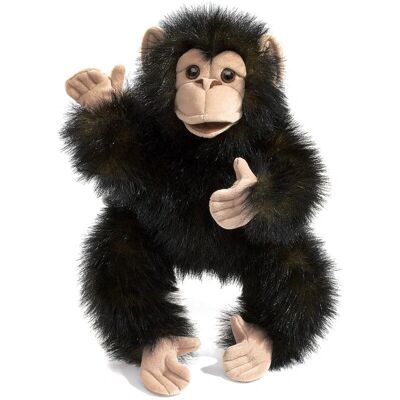 Folkmanis 2877 Puppen - Baby-Schimpanse Handpuppe - Weich und Verspielt Folkmanis 2877 Puppen - Baby-Schimpanse Handpuppe - Weich und Verspielt