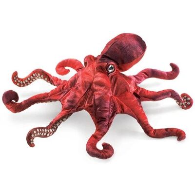Folkmanis Rote Oktopus Handpuppe - Puppe Folkmanis Rote Oktopus Handpuppe - Puppe
