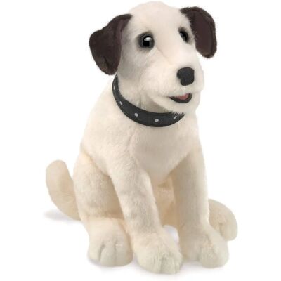 Folkmanis Terrier Hund, sitzend, Plüschtier Folkmanis Terrier Hund, sitzend, Plüschtier
