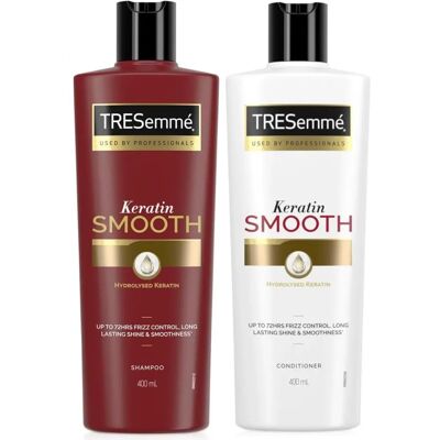 Ensemble Shampooing & Après-shampooing Keratin Smooth Pro - 2 x 400ml - Publicité Ensemble Shampooing & Après-shampooing Keratin Smooth Pro - 2 x 400ml - Publicité