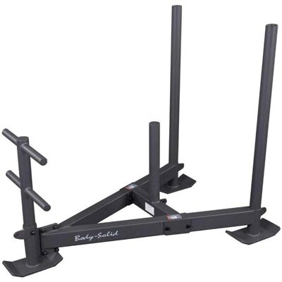Trineo de gimnasio Body-Solid - Trineo con postes de peso removibles Trineo de gimnasio Body-Solid - Trineo con postes de peso removibles