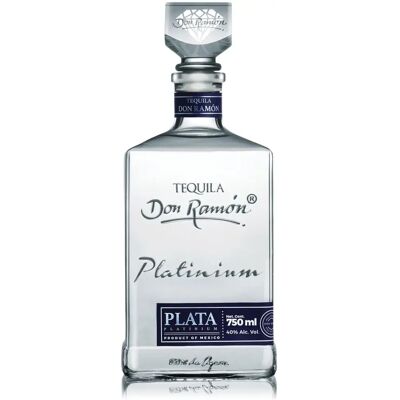 Don Ramón Platinum Plata 100% Agave - Tequila in Cadeauverpakking Don Ramón Platinum Plata 100% Agave - Tequila in Cadeauverpakking