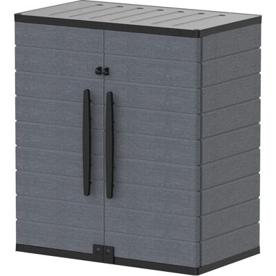 Duramax - Armoire de jardin basse en résine - 80 x 47 x 90 cm - Garden cabinet - Publicité Duramax - Armoire de jardin basse en résine - 80 x 47 x 90 cm - Garden cabinet - Publicité