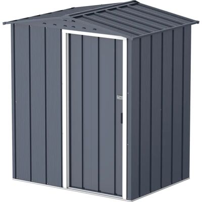 Duramax Gartenschuppen Eco Elche 5x4 - Metall - Grau Duramax Gartenschuppen Eco Elche 5x4 - Metall - Grau