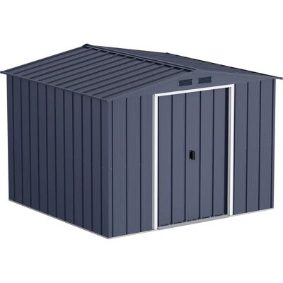 Caseta de Jardín Duramax Eco Calpe 8x8 - Metal, Gris Antracita Caseta de Jardín Duramax Eco Calpe 8x8 - Metal, Gris Antracita