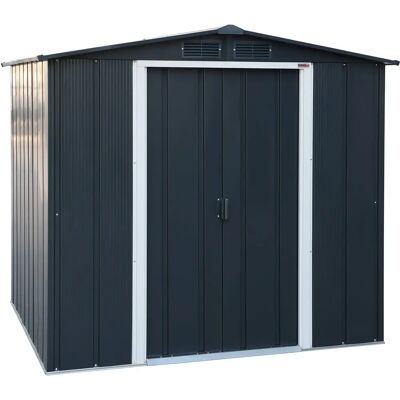 DURAMAX Stahl-Gartenhaus Anthrazit - Gartenhaus DURAMAX Stahl-Gartenhaus Anthrazit - Gartenhaus