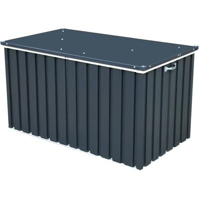 DURAMAX Aufbewahrungsbox - 585L - Gartenspeicher - Wetterfestes Stahl DURAMAX Aufbewahrungsbox - 585L - Gartenspeicher - Wetterfestes Stahl