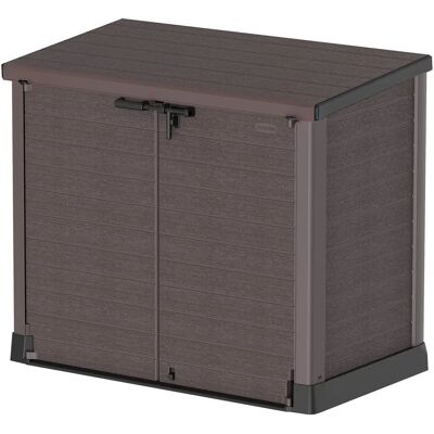Duramax Boîte de rangement marron - PVC 1200L 145x82.5x125cm - Publicité Duramax Boîte de rangement marron - PVC 1200L 145x82.5x125cm - Publicité