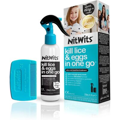 NitWits All-In-One Head Lice Treatment - 120ml NitWits All-In-One Head Lice Treatment - 120ml