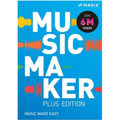 MAGIX Music Maker Plus 2022 - Musikproduktionssoftware MAGIX Music Maker Plus 2022 - Musikproduktionssoftware