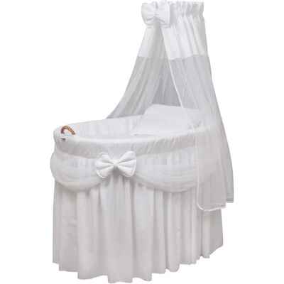 WALDIN Berceau et poussette bébé blanc - Baby Crib and Pram - Publicité WALDIN Berceau et poussette bébé blanc - Baby Crib and Pram - Publicité
