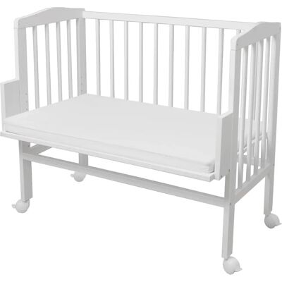 Nid d'enfant Waldin - Berceau, hauteur réglable, bois naturel ou blanc peint - Publicité Nid d'enfant Waldin - Berceau, hauteur réglable, bois naturel ou blanc peint - Publicité