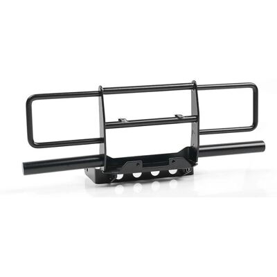 RC4WD - Oxer Steel Front Winch Bumper - Zwart - Bumper RC4WD - Oxer Steel Front Winch Bumper - Zwart - Bumper