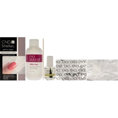 CND Shellac Offly Fast 8-Minutt Fjerning og Pleiesett CND Shellac Offly Fast 8-Minutt Fjerning og Pleiesett
