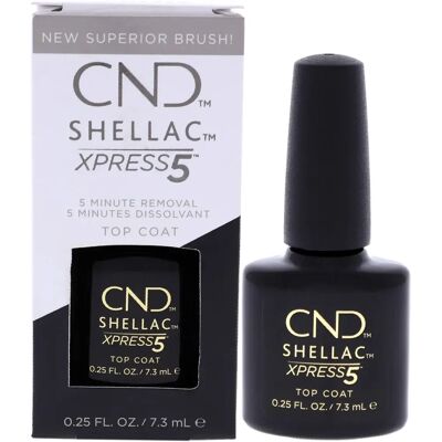 CND Shellac Nagellak Set - Xpress5 Top Coat 7,3 mL CND Shellac Nagellak Set - Xpress5 Top Coat 7,3 mL