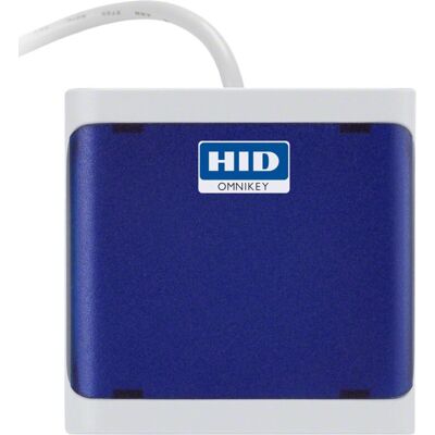 Lecteur de cartes intelligentes HID OMNIKEY 5022 - USB 2.0, Bleu - Publicité Lecteur de cartes intelligentes HID OMNIKEY 5022 - USB 2.0, Bleu - Publicité