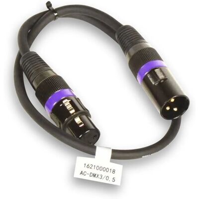 American DJ Modèle AC3PDMX3 Câble DMX 3 broches 0,5m - Publicité American DJ Modèle AC3PDMX3 Câble DMX 3 broches 0,5m - Publicité