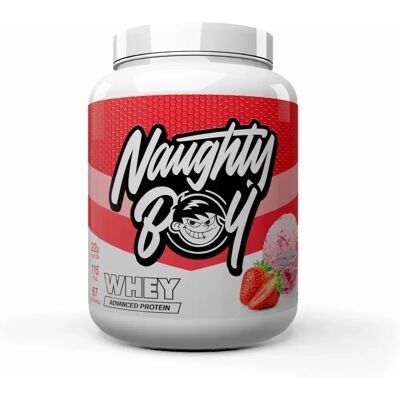 Naughty Boy Advanced Whey - Strawberry Milkshake - 2010g Naughty Boy Advanced Whey - Strawberry Milkshake - 2010g