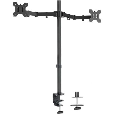 VIVO Support double pour moniteurs de bureau extra haut 39 pouces - Support pour moniteurs VIVO Support double pour moniteurs de bureau extra haut 39 pouces - Support pour moniteurs