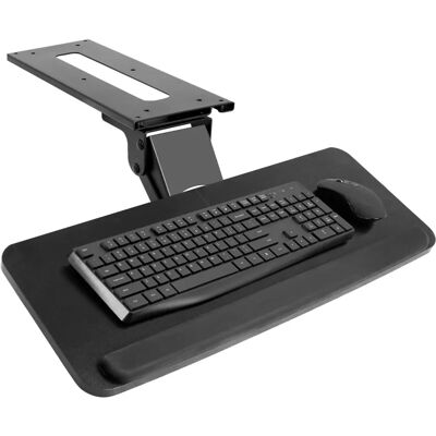VIVO Adjustable Computer Keyboard & Mouse Platform Tray - Ergonomic Under Desk Mount Shelf VIVO Adjustable Computer Keyboard & Mouse Platform Tray - Ergonomic Under Desk Mount Shelf