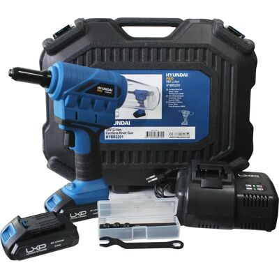 Hyundai HYBR2201 Riveteira - Compacta, Elétrica a Bateria Hyundai HYBR2201 Riveteira - Compacta, Elétrica a Bateria