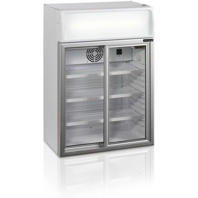 TEFCOLD FSC100 - blanc - 2-10°C - 96x330ml Boîtes affichage comptoir - Publicité TEFCOLD FSC100 - blanc - 2-10°C - 96x330ml Boîtes affichage comptoir - Publicité