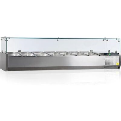 TEFCOLD Vitrine Réfrigérée VK38-160 GN1/3 - Publicité TEFCOLD Vitrine Réfrigérée VK38-160 GN1/3 - Publicité