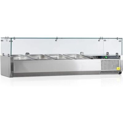 Vitrine réfrigérée en verre TEFCOLD VK38-120 - Rangement alimentaire - Publicité Vitrine réfrigérée en verre TEFCOLD VK38-120 - Rangement alimentaire - Publicité