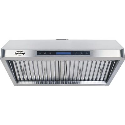 Hotte de Cuisine Combisteel 1530 m3/h - Acier Inox - 1200mm - Publicité Hotte de Cuisine Combisteel 1530 m3/h - Acier Inox - 1200mm - Publicité