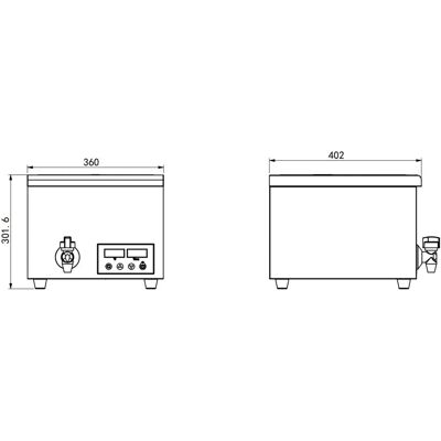 Cuiseur Sous-Vide GN 2/3 Combisteel - 16L - Acier inoxydable - Publicité Cuiseur Sous-Vide GN 2/3 Combisteel - 16L - Acier inoxydable - Publicité