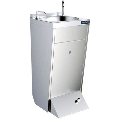 Distform - Lave-Mains sur Piètement Inox Pivotant - basin - Publicité Distform - Lave-Mains sur Piètement Inox Pivotant - basin - Publicité
