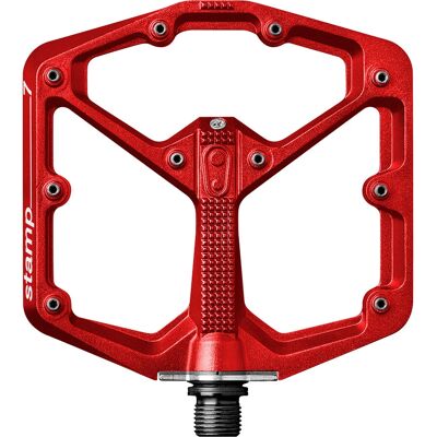 Crankbrothers Crankbrothers Stamp 7 Large Red - Bicycle Pedal Crankbrothers Crankbrothers Stamp 7 Large Red - Bicycle Pedal