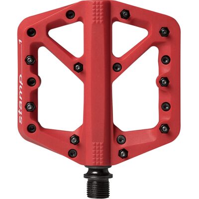 Pédale de vélo Crankbrothers Stamp 1 Petit - Rouge - Plate - VTT - Publicité Pédale de vélo Crankbrothers Stamp 1 Petit - Rouge - Plate - VTT - Publicité