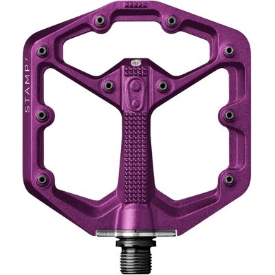 Pedali Crank Brothers Stamp 7 Piccoli Viola - Pedali bici Pedali Crank Brothers Stamp 7 Piccoli Viola - Pedali bici