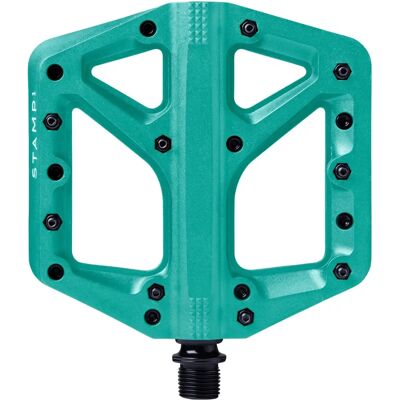Pedały Crank Brothers Stamp 1 - Duże Turkusowe - Płaskie Pedal Pedały Crank Brothers Stamp 1 - Duże Turkusowe - Płaskie Pedal