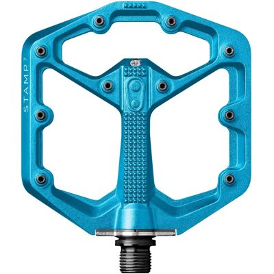 Crank Brothers Blå Stamp 7 Flate Pedaler - Small Crank Brothers Blå Stamp 7 Flate Pedaler - Small