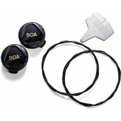 Crankbrothers Veloschuhe Zubehör - Boa Ersatzset - Schwarz - Fahrradschuhzubehör Crankbrothers Veloschuhe Zubehör - Boa Ersatzset - Schwarz - Fahrradschuhzubehör