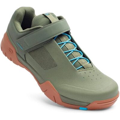 Crankbrothers Mallet E Speedlace MTB Schuhe - Grün/Blau - Fahrradschuhe Crankbrothers Mallet E Speedlace MTB Schuhe - Grün/Blau - Fahrradschuhe