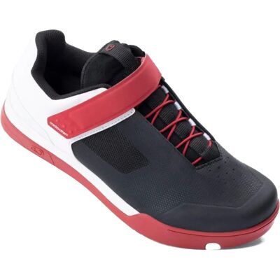 Crankbrothers Mallet Speedlace MTB Klickschuhe - Rot/Schwarz/Weiß - UK 9 Crankbrothers Mallet Speedlace MTB Klickschuhe - Rot/Schwarz/Weiß - UK 9