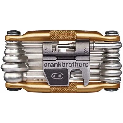 Crank Brothers Multi 19 Wielofunkcyjny klucz - Złoty - Narzędzie do roweru Crank Brothers Multi 19 Wielofunkcyjny klucz - Złoty - Narzędzie do roweru