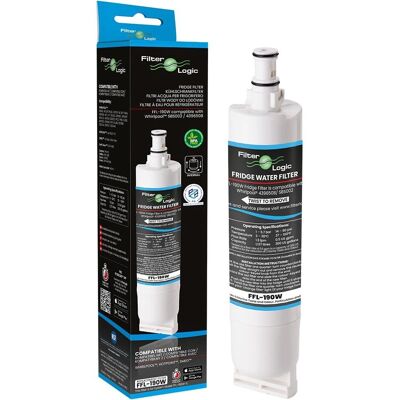 FilterLogic FFL-190W Water Filter - Compatible with Whirlpool SBS002 FilterLogic FFL-190W Water Filter - Compatible with Whirlpool SBS002