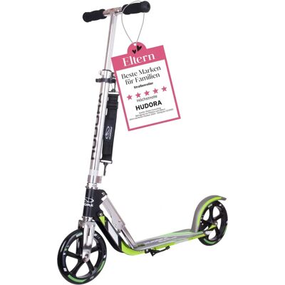 Trottinette HUDORA BigWheel 205 - Pliable, Vert - City Scooter Trottinette HUDORA BigWheel 205 - Pliable, Vert - City Scooter